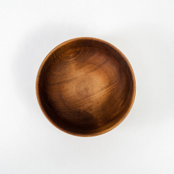 Тарелка деревянная mаgistrо  650 мл глубокая цвет шоколадный кедр Magistro 01622576
