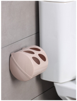 Держатель для туалетной бумаги keeplex light  13 4×13×12 4 см цвет бежевый топаз No brand 02586128