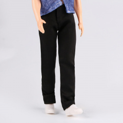 Джинсы для кукол мужчин  длина — 18 см цвет черный No brand 04752143
