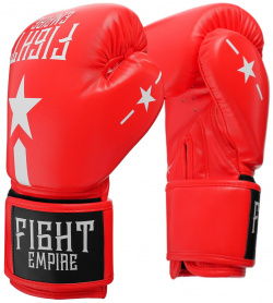 Перчатки боксерские детские fight empire  красные размер 4 oz 08133209