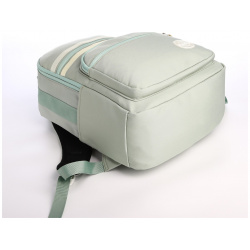 Рюкзак молодежный из текстиля на молнии  5 карманов цвет зеленый No brand 08223800
