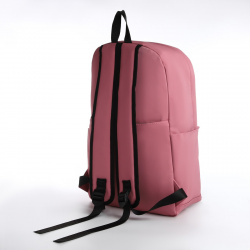 Рюкзак молодежный из текстиля на молнии  водонепроницаемый 4 кармана цвет розовый No brand 08227383