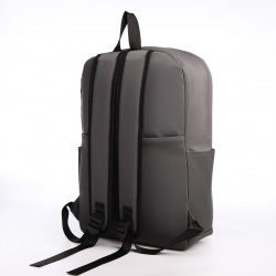 Рюкзак школьный из текстиля на молнии  водонепроницаемый 4 кармана цвет серый No brand 08227389