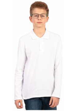 Рубашка поло N O A  08342328 Футболка для мальчика белого цвета
