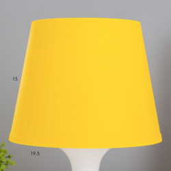 Настольная лампа 1340009 1хe14 15w желтый d=19 5 высота 28см risalux 04910051