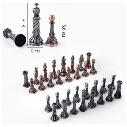 Шахматные фигуры сувенирные  h короля 8 см пешки 5 6 d 2 No brand 08563035