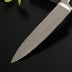 Нож кухонный доляна venus  длина лезвия 20 см цвет черный 0805994