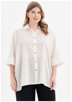 Рубашка Olsi 08899882 Стильная блузка из текстильного полотна приятного