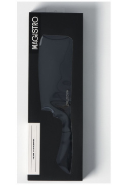 Нож сантоку кухонный magistro vantablack  длина лезвия 20 3 см цвет черный 08839078