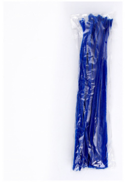 Проволока с ворсом для поделок и декора набор 50 шт  размер 1 30 × 0 6 см цвет синий No brand 01212838