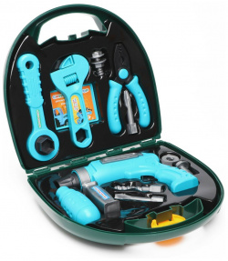 Игровой набор инструментов в чемоданчике  синий трактор 0957226