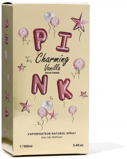 Туалетная вода женская pink charming vanilla  100 мл No brand 08946383