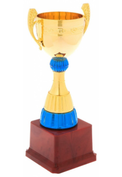 Кубок 125c  наградная фигура золото подставка пластик 23 × 9 2 8 5 см Командор 01102912