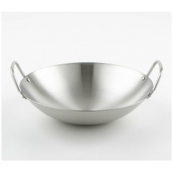 Сковорода wok hanna knövell из нержавеющей стали chief  d=26 см 0978668