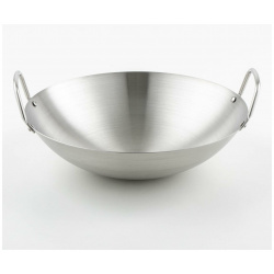 Сковорода wok hanna knövell из нержавеющей стали chief  d=28 см 0978741