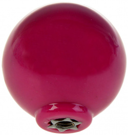 Ручка кнопка plastic 008  пластиковая сливовая TUNDRA 09181948
