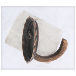 Крючок мебельный тундра tko018  однорожковый старинная медь TUNDRA 09183946