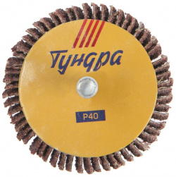 Круг лепестковый радиальный тундра  50 х 30 6 мм р40 TUNDRA 09196855