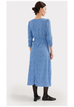Платье женское синее со светлыми веточками Mark Formelle 09222509