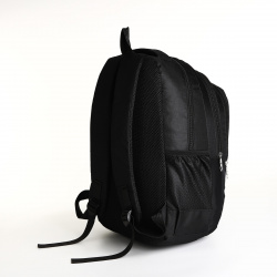 Рюкзак школьный на молнии  5 карманов цвет черный No brand 09371252