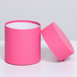 Шляпная коробка розовая  10 х см No brand 03802312