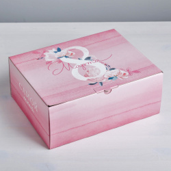 Коробка‒пенал  упаковка подарочная Дарите Счастье 0917442