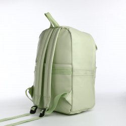 Рюкзак молодежный на молнии  4 кармана цвет зеленый No brand 010003871