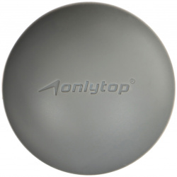 Мяч массажный onlytop  силиконовый d=6 см 150 г цвет серый 010100018
