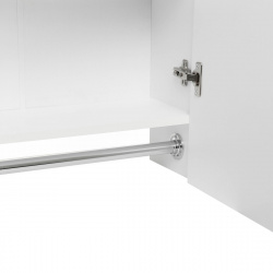 Шкаф для ванной комнаты со штангой  белый 70 х 60 20 см No brand 010296036