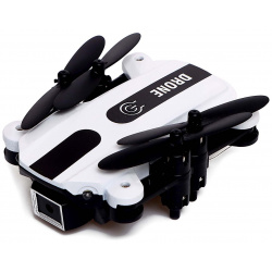Квадрокоптер flash drone  камера 480p wi fi с сумкой цвет белый Автоград 010322256