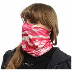 Ветрозащитная маска  размер универсальный розовый хаки No brand 010405336