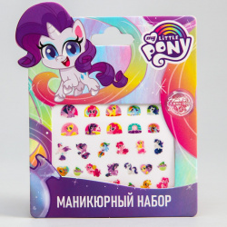 Маникюрный набор  наклейки для ногтей my little pony Hasbro (Хасбро) 03385314