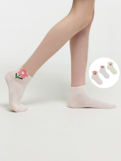 Носки детские розовые мультипак (3 пары) Mark Formelle 010645498 