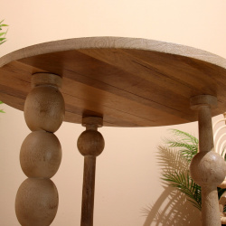 Столик кофейный 75х75х50 см  манговое дерево No brand 011631855