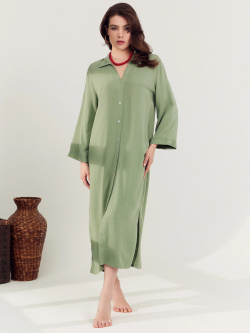 Платье женское домашнее в зеленом цвете Mark Formelle 011616656 