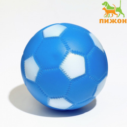 Игрушка пищащая Пижон 01222281 Мяч Футбол для собак  6 2 см