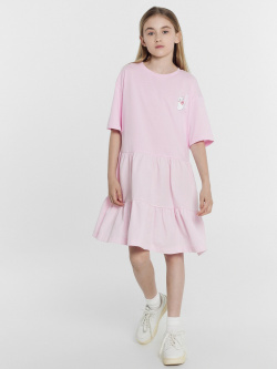 Платье для девочек светло розовое с печатью Mark Formelle 011985286 
