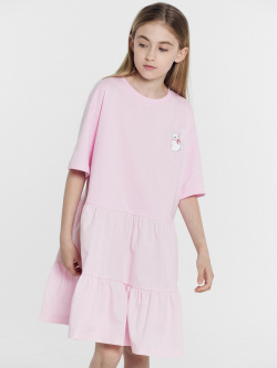 Платье для девочек светло розовое с печатью Mark Formelle 011985286