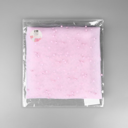 Сетка с бусинами  150 см 1 ± 0 2 м цвет розовый Арт Узор 012081761