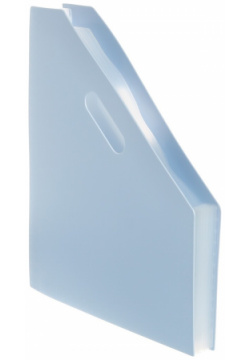 Лоток вертикальный для бумаг а4  пластик 12 отделений пастель синий Calligrata 05566628