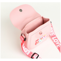 Сумка детская для девочки на клапане  цвет розовый Выбражулька 012152438