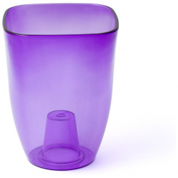 Горшок для орхидей  2 5 л 16 4 × 18 см пластик прозрачно фиолетовый No brand 012449198