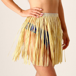 Гавайская юбка  40 см цвет бежевый Страна Карнавалия 04916436