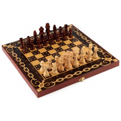 Шахматы деревянные большие  настольная игра 40 х см король h 9 пешка 4 5 TAKE IT EASY 012545590