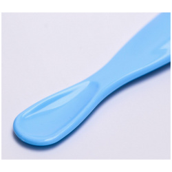 Ложка детская силиконовая для кормления  цвет голубой Крошка Я 01761421