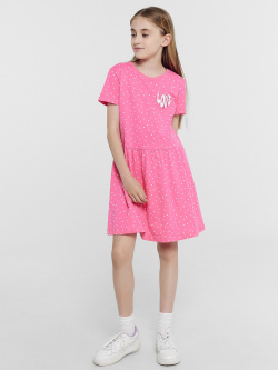 Платье для девочек розовое в горошек Mark Formelle 012719389 