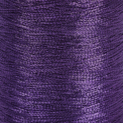 Набор металлизированных ниток  91 ± 1 м 6 шт цвет фиолетовый Арт Узор 012780666
