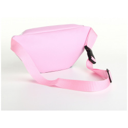 Сумка поясная детская на молнии  цвет розовый No brand 012905568