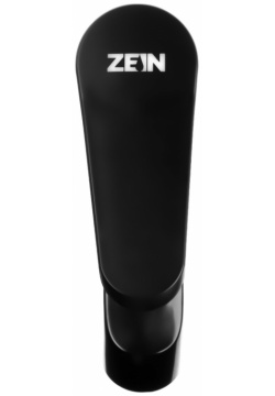 Смеситель для раковины zein z3723  однорычажный длина излива 12 см высокий пластик черный 013215773