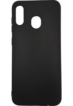 Чехол накладка ONEXT для смартфона Samsung Galaxy A20  Термополиуретан Black Черный 70809